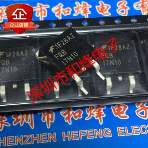 100% New&original FQB17N10 TO-263 100V 17A