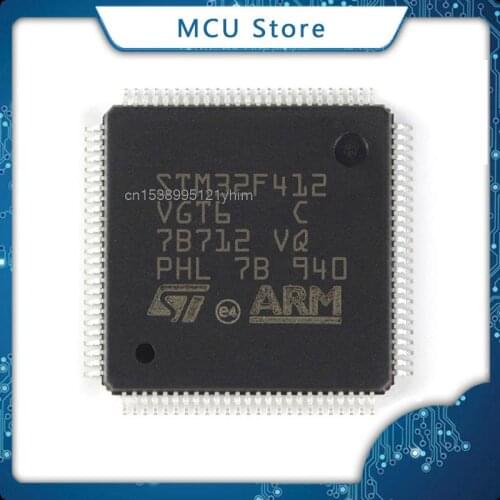100PCS STM32F412 STM32F767VGT7 LQFP100 STM32F412VGT6 STM32F401VET6 STM32F091VBT6 QFP100 in stock 100% new and original IC