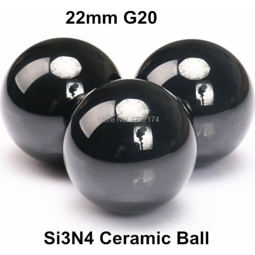 22mm Silicon Nitride Ceramic Ball Si3N4 Grade G20 2PCS/Lot 22mm ceramic ball
