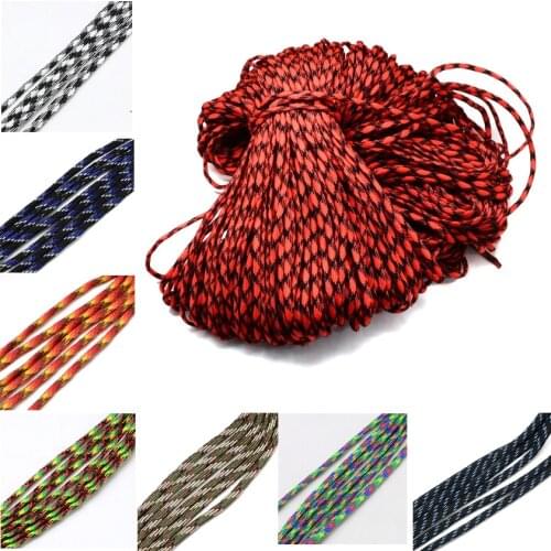 4mm 100m/bundle Rock Climbing Ropes Cord for Jewelry Making DIY Accessory, Polyester & Polypropylene Paracords; 420~500g/bundle