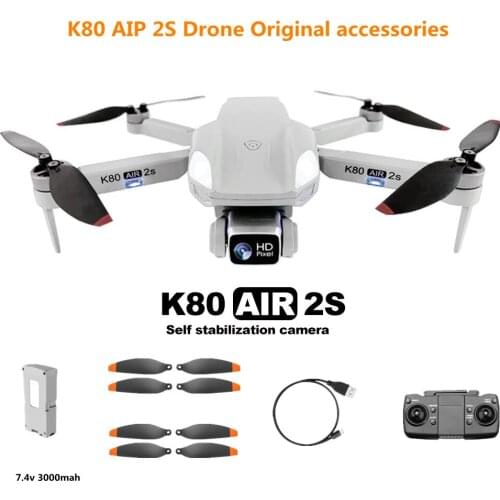 K80 AIR2S Drone Battery 7.4V 3000mAh /Propeller Blade / For K80 AIR 2S Dron Spare Parts Original Accessories