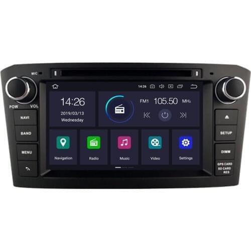 7" HD Android 10 Two Din Car DVD Stereo For Avensis T25 2003 2004 2005 2006 2007 2008 Audio Video Player Radio GPS Navigation