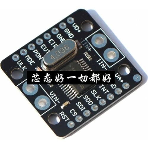 CS5460A Serial Single-phase Bi-directional Power Energy Metering ADC Module AD 3.3-5V Power Supply With a Power Monitor