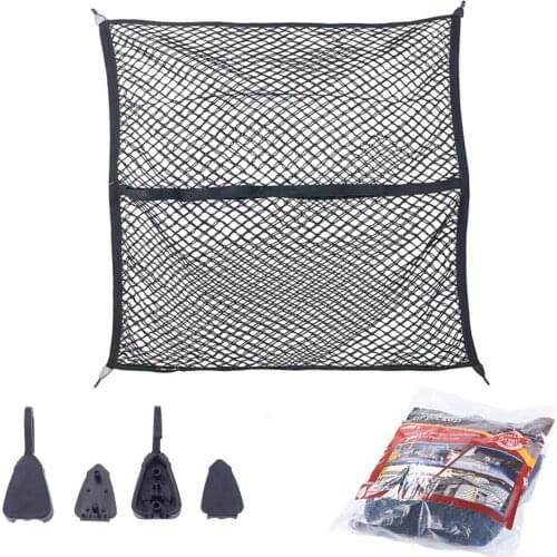 UTE Trunk Rear Boot Elastic Bungee Cord Cargo Net Auto Car Roof Luggage Basket Carrier Elasticity Mesh Large 110x120cm