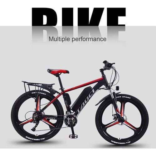 Electric bike 350W PEDELEC 26‘’ Aluminium Alloy Booster Bicycle 3-knife 27 Speed lithium battery ebike