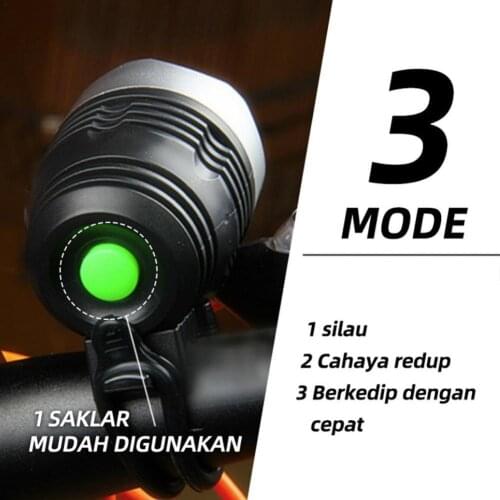 62g 3 Mode Bicycle Light Led Cycling Front Light Bike Lamp Torch Flashlight Bike Waterproof Zoom Lights M0O4