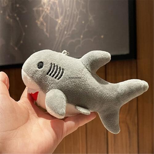 1X Random , Little Whale Plush Small Gift Toy - 8CM Stuffed Pendant Doll For Bouquet Decor