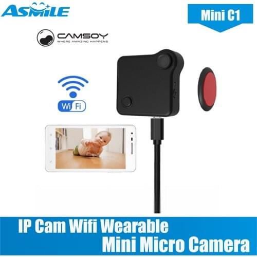 C1 Mini Camera HD 720P CAMSOY IP Cam Wifi Wearable Mini Micro Camera Motion Sensor Bike Body Camera With Magnetic Clip Mini DV