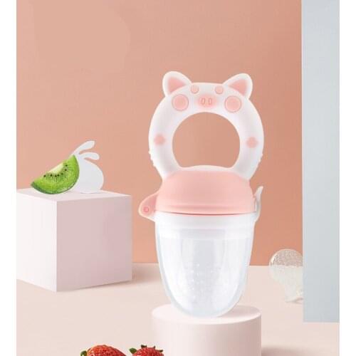 Fashion Animal Baby Teether Nipple Tube Silicone New Fidget Toys Teething Pacifier Mordederas Para Bebes Baby Accessories BK50YJ