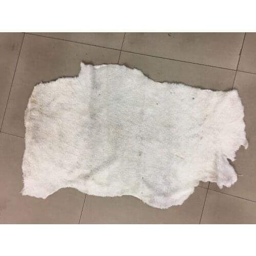 Genuine Lamb Wool real fur material whole pelt piece