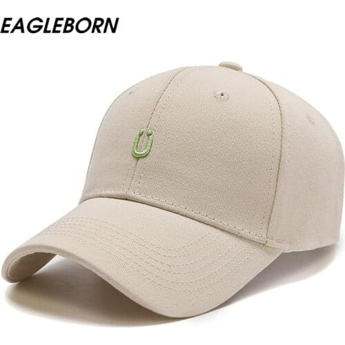 New Women Baseball Cap U Letter Embroidered Baseball Cap New Trend Cotton Baseball Cap Sports Leisure High Quality Sun Hat Cute
