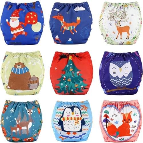Baby Training Pants Diapers Panties for Newborn Reusable Cartoon Nappies Diaper Infants Washable Underwear подгузники трусики