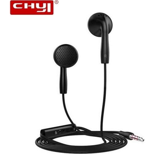 Flat Earphone Heavy Bass Metal 3.5mm Wire Music Headset Gamer Earbuds Earphones With Mic Fone De Ouvido Audifonos For PC Phone