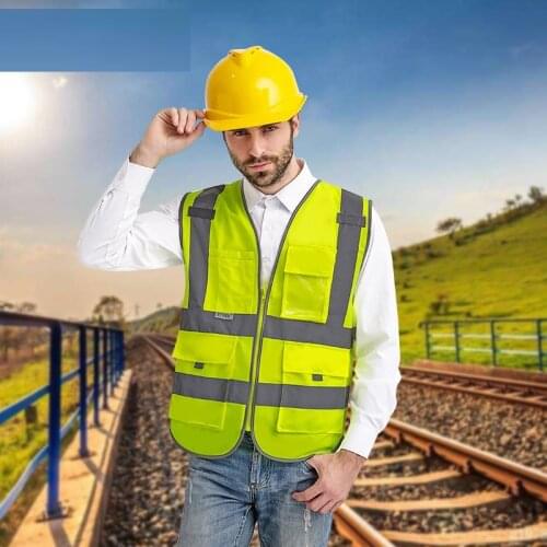 Workmen Vest Sanitation Workers Vest Sleeveless Safety Reflective Strip Blouse Tops