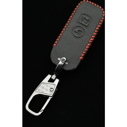 Hot Sale 100% Leather Key Case Cover For Honda X ADV SH 300 150 125 Forza 300 125 PCX150 2018 Motorcycle Scooter 2 Button Smart