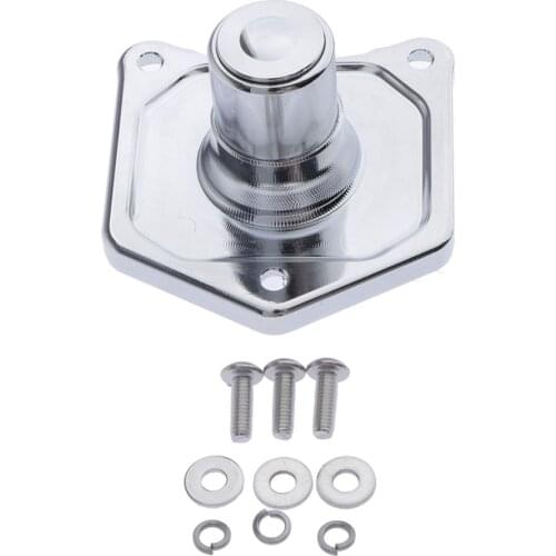 Silver Solenoid Push Button Stater Switch For Harley 1991-17 TWIN CAM 17762