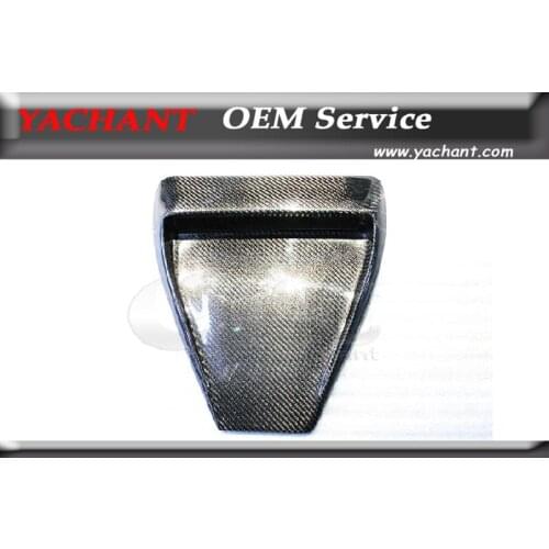Car-Styling Carbon Fiber CF Hood Scoop Fit For 2008-2012 Mitsubishi Lancer EVO X EVO 10 CS Style Hood Scoop