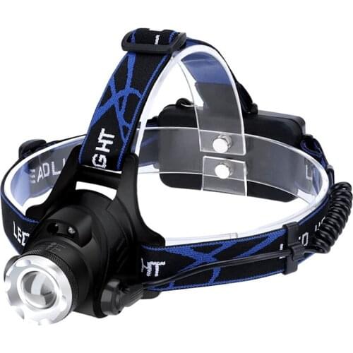 LED Super Bright Headlamp Rechargeable Waterproof Headlight Flashlight Helmet Light for Camping Running Hiking Night Fishing