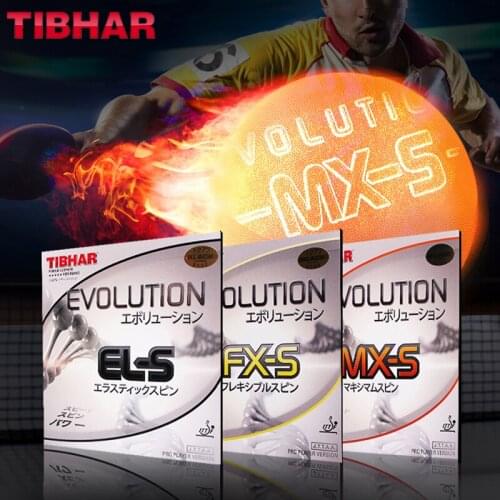 TIBHAR EVOLUTION EL-S / MX-S / FX-S Germany Table Tennis Rubber Pips-in Ping Pong Sponge TENERGY Style
