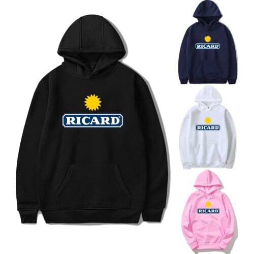Men RICARD Hoodie Sweatshirt Streetwear Hoodie Pink Clothing Polerone Spring Autumn Clothes Women Harajuku Pullover Tops