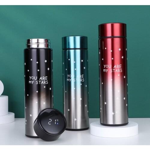 Smart Insulation Cup Termos Water Bottle Creative Tea CupTemperature Garrafa Termica Thermos Coffee Mug Vaso Termico Thermocup