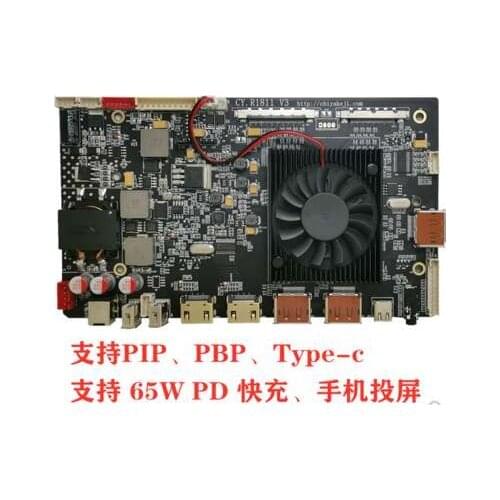 5K universal HD driver board Type-c HDR Freesync EDP VBO 4K 144Hz DP1.4 LCD driver board for LM270QQ1 A1419 5K screen Tester