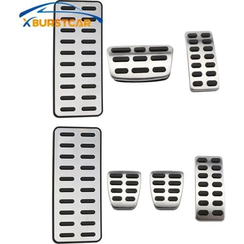 Xburstcar Auto Pedals for Hyundai solaris sedan hatchback I20 2011 - 2020 Stainless Steel Car Footrest Gas Brake Pedal Cover