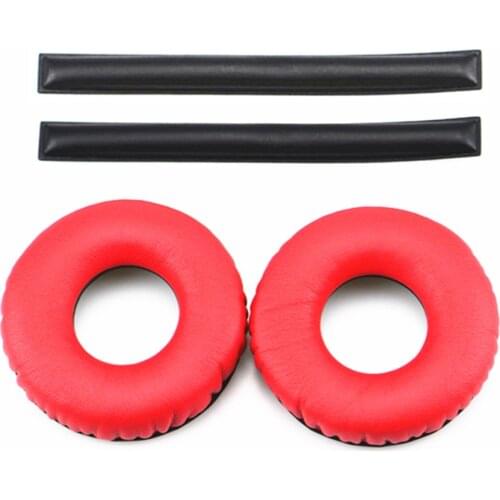 Replacement Foam Ear Pads Pillow Earpads Headband Cushion Cover Cup for Sennheiser HD25 HD25-1 HD25-II HD25SP 25SP-II Headphones