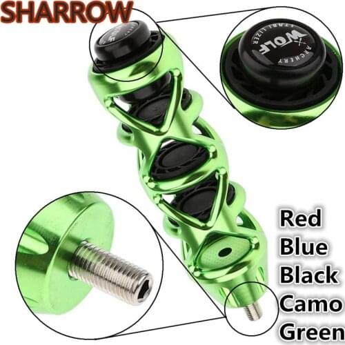 1pc 5" Compound Bow Stabilizer Aluminum Alloy Harmonic Dampeners Shock vibration Absorber For Bow Shooting Archery Accessories