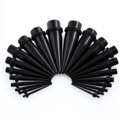 18PCS/Lot New Arrival Ear Plugs Tunnels Sexy Women Men Body Jewelry Acrylic Fashion Piercing Ear Plug Expenders Party Gift