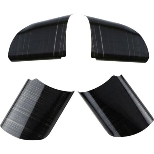 4PCS Stainless Steel Car Steering Wheel Decoration Cover Trim Sticker for Ford Focus 2 MK2 2005-2015 Car Accessories