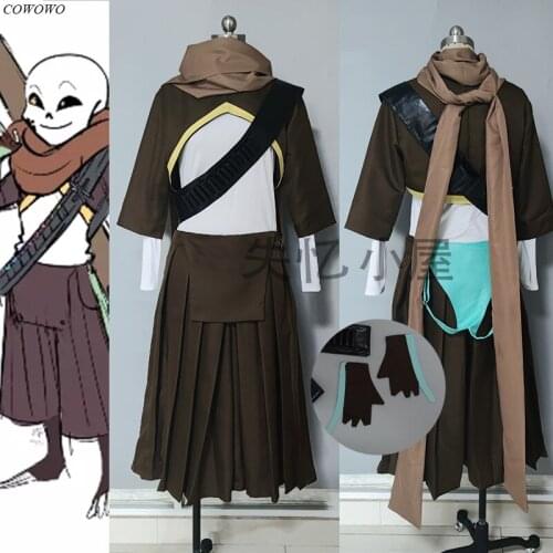 Anime! Undertale Ink ! Sans Game Suit Uniform Cosplay Costume Halloween Carnival Party Role Play Outfit Custom Any Size 2021 NEW