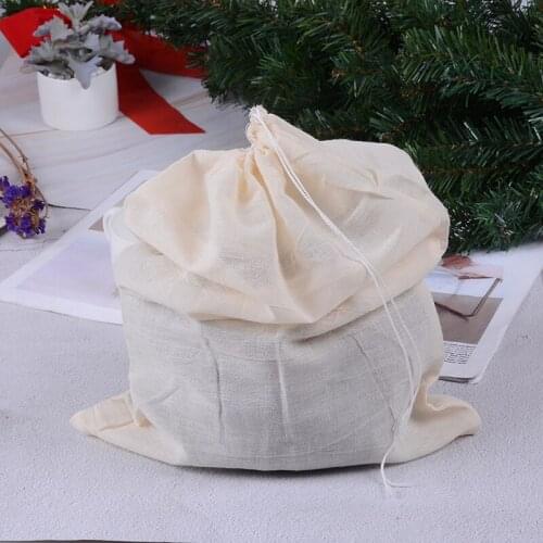 1pcs Cold Brew Coffee Filter Food Cotton Filter Bag Nut Milk Bag Squeeze Juice Reusable Grid Mesh Filter Sieve 30*40cm