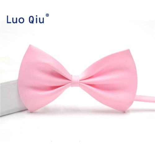 Children Bow Tie Classic Kid Bowtie Boys Grils Ties Baby Fashion Accessories Solid Color Green Red Black Blue Pets Cravate