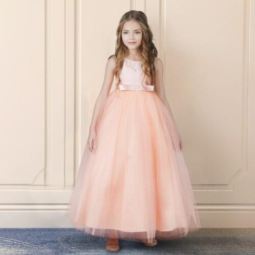 Summer Flower Girl Dress Ball gowns Kids Dresses For Girls Party Princess Girl Clothes For 5 6 7 8 14 Years Birthday Dress