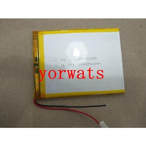 New Hot A Rechargeable Li-ion Cell Bao 3.7V polymer lithium battery 357095 3000MAH large capacity digital photo frame beauty te