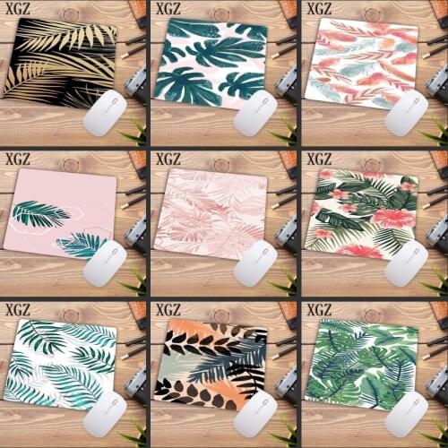 Mairuige Promotion Gold Marble Flowers Green Leaves Gamer Play Mats Rubber Small MousePad Gaming Padmouse Gamer Laptop Keyboard