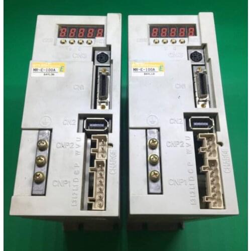 MR-E-100A servo driver , used in good condition . 80% appearance new , good working , free shipping