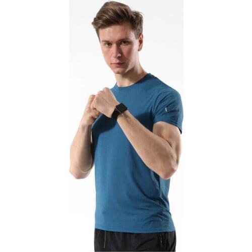 Badminton Male T-shirt Walking Jogging Tops Sport Shirts TeesMen Outdoor Sports Running Fitness Morning Run Tennis Breathable