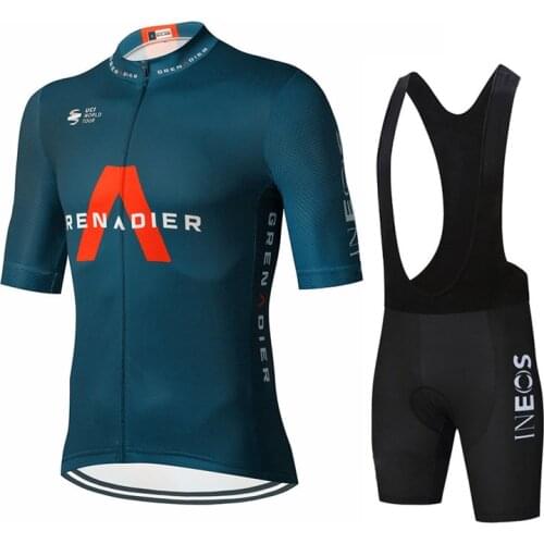 Ropa Ciclismo Cycling Jersey Clothes Bib Shorts Set Gel Pad Mountain Cycling Clothing Suits Outdoor Bike Wear 2021 Ineos Team