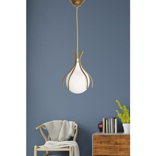 Saint Belisama Buccellati Single Pendant Lamp Gold Chandelier