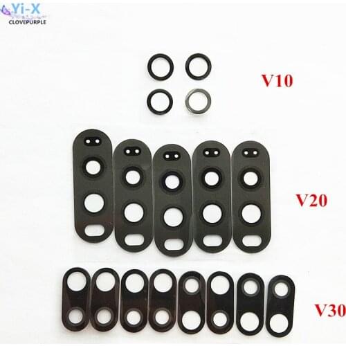 Wholesael Price 50PCS/Lot Rear Back Glass Camera Lens with Adhesive Tape for LG V10 V20 V30 Glass Lens Cover