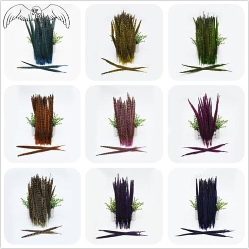 Wholesale Female Pheasant Tail Feather 10-12" 25-30cm Natural Ringneck Pheasant Feather DIY Craft Wedding Carnival Decoration
