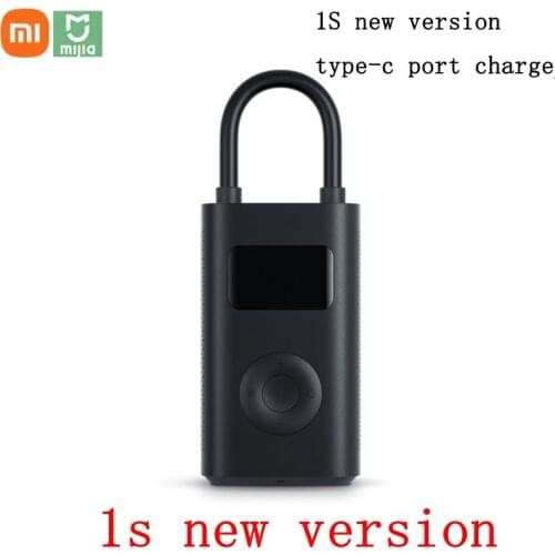 Original Xiaomi Mijia Portable Electric Air Compressor 1S Air Pump Tire Sensor Mi Inflatable Treasure for Motorcycle Car Soccer