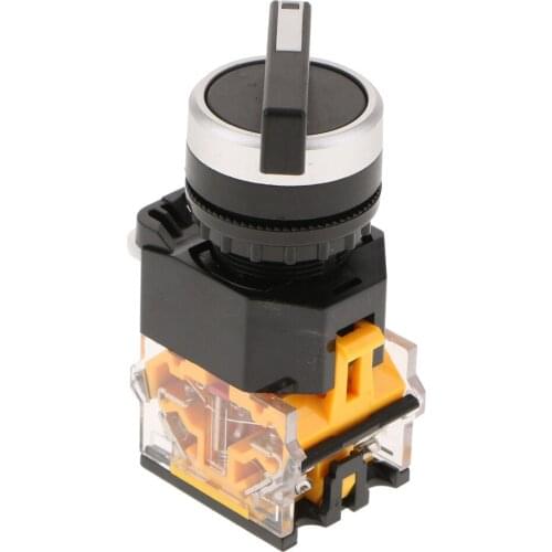 Changeover Switch 2 Position Rotary Selector Switch Panel Mount Toggle
