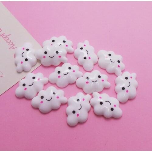 Addition Slime Charms for Slime Supplies Filler DIY Polymer Cute Smiley Cloud Accessories Toy Lizun Model Tool for Kids Toys E