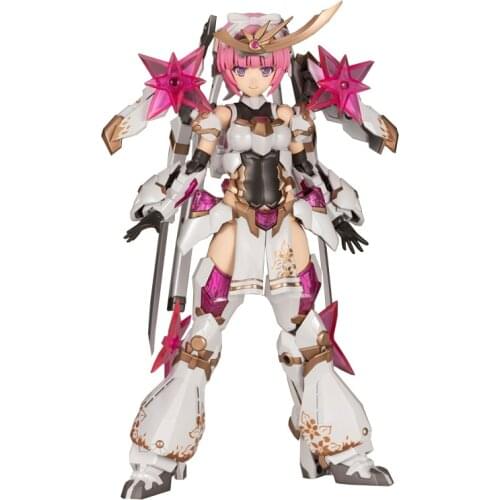 Pre-sale Kotobukiya FG093 FRAME GIRL Mecha Girl Mecha Girl Samurai Misfortune Moon Orange Flower Model Assembly model