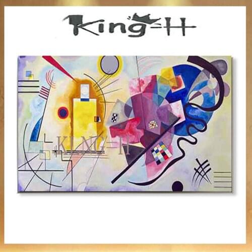 Russia Wassily Kandinsky Oil Painting Classic Wall Poster Sticker painting Waterproof Canvas Fabric art Wall Decor Unframed
