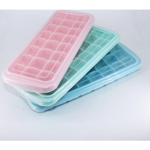 24 Grids Ice Maker Mold Square Shape Silicone Ice Tray Fruit Ice Tray Bar Popsicle Ice Cream Tools Kitchen Accessories