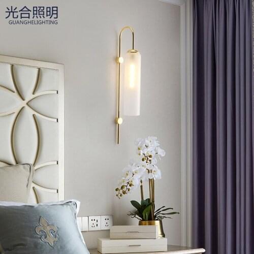 Nordic led wood luminaire industrial decor wall lamp lampada camera beside lamp living room lamp
